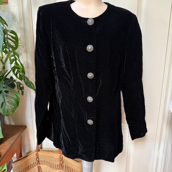 Double D Ranch Black Button Up Jacket - Picture 5 of 7